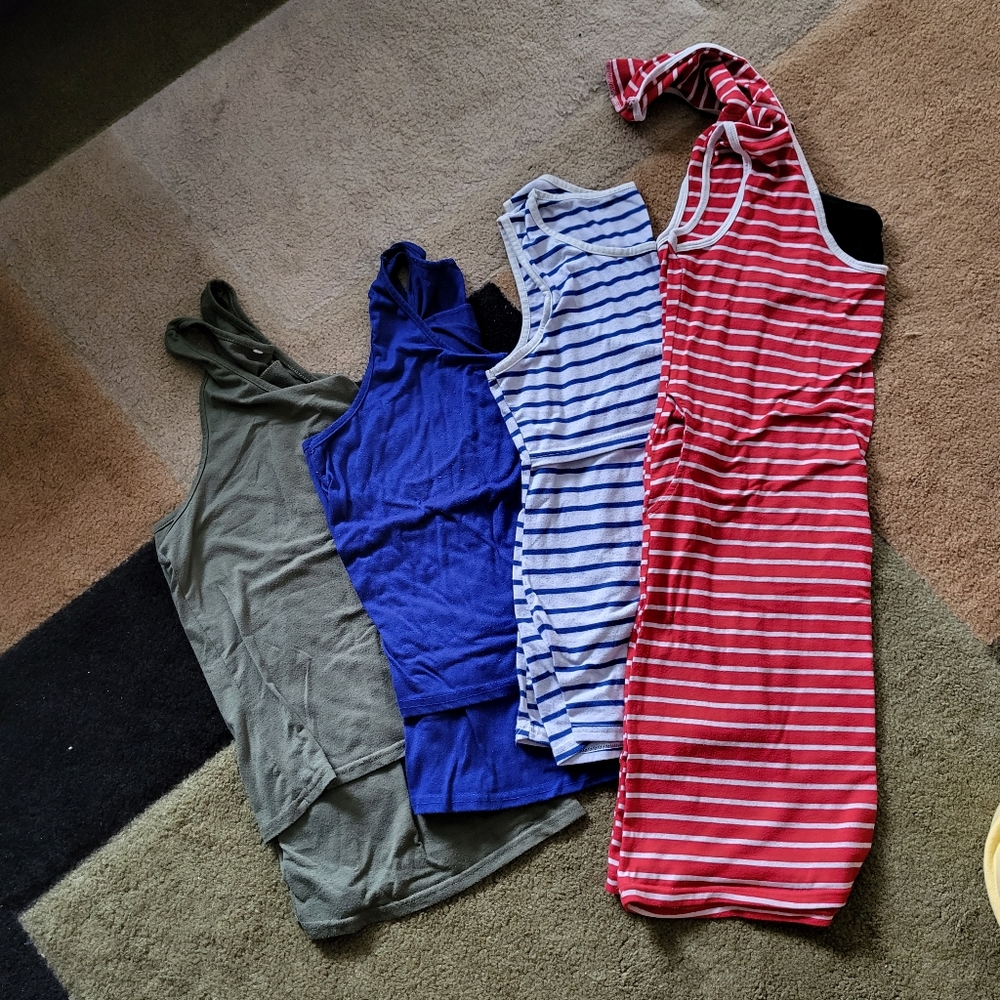 Large nursing tanks and dress
